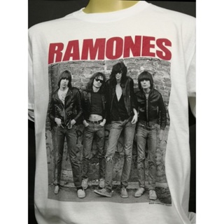 เสื้อยืดเสื้อวงนำเข้า RAMONES The Clash Sex Pistols Misfits Punk Rock Anarchy Style Vintage T-Shirt_18