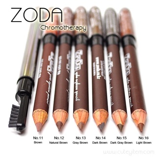 ZODA (โซดา) Eyebrow Pencil ดินสอเขียนคิ้ว นำเข้าจากเกาหลี ผิวมันเขียนคิ้วไม่ติด ตัวนี้เหมาะมากๆ