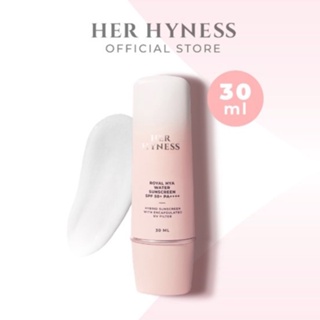 HER HYNESS ROYAL HYA WATER SUNSCREEN  30ML. เฮอ ไฮเนส กันแดด SPF50+ PA++++ 30ML. บำรุงผิวหน้า เพิ่มความชุ่มชื้นให้ผิว