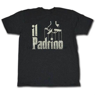 เสื้อยืดผ้าฝ้ายพรีเมี่ยม เสื้อยืดผ้าฝ้าย พิมพ์ลายภาพยนตร์ The Godfather El Padrino สไตล์คลาสสิก ใส่สบาย สําหรับผู้ชาย ID