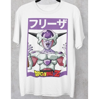 (พร้อมส่ง)เสื้อยืดชายเสื้อยืดผ้าฝ้ายเสื้อยืด รุ่น ฟรีสเซอร์ Frieza ดราก้อนบอลแซด (Dragon Ball Z Collection)