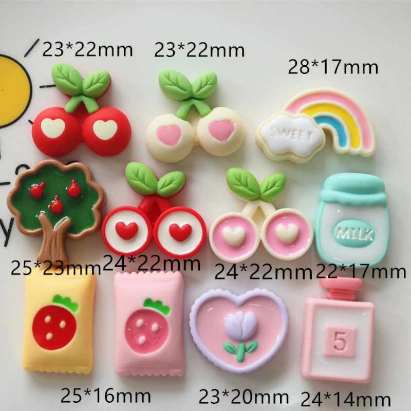 10-ชิ้น-เซต-เชอร์รี่-แอปเปิ้ล-ต้นไม้-ผลไม้-เรซิน-ด้านหลังแบน-สําหรับ-diy-โทรศัพท์-เปลือก-หัวเชือก-ตู้เย็น-สติกเกอร์-อุปกรณ์ผม