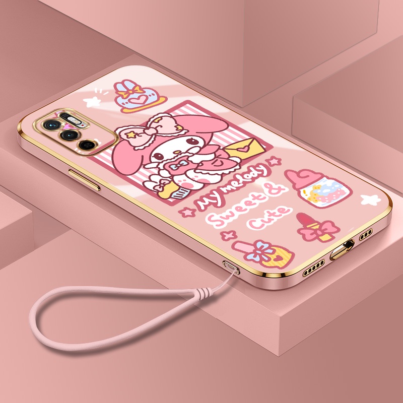 เคสซิลิโคนนิ่ม-ลายการ์ตูนเมโลดี้-พร้อมสายคล้อง-หรูหรา-สําหรับ-xiaomi-mi-poco-m4-pro-poco-m3-pro-5g-poco-m2-pro-4g