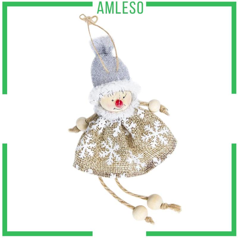 amleso-จี้ตุ๊กตาสโนว์แมน-คริสต์มาส-สําหรับแขวนตกแต่งบ้าน