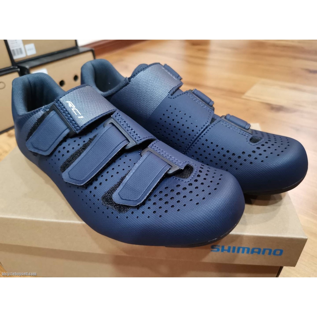 รองเท้าเสือหมอบ-shimano-rc1-rc100-spd-sl-shoes-blue-color-สินค้าบริษัท