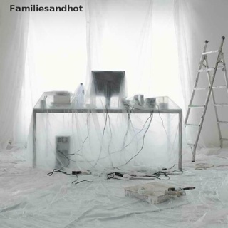 Familiesandhot&gt; ผ้าคลุมเฟอร์นิเจอร์ พลาสติก กันน้ํา กันฝุ่น เตียง โซฟา รถยนต์ ดี 1 ชิ้น