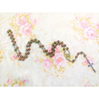 #1 สายประคำ คาทอลิก ยูนาไคต์ 6 มม. Unakite Catholic Rosary 6 mm.