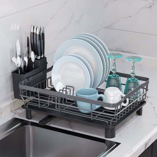 Kitchen Dishes Drain Rack Bowl and Chopsticks Storage Rack Tableware Storage Drain Basket Sink Dish Sink Dish Rack