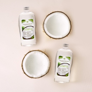 ภาพหน้าปกสินค้าน้ำมันมะพร้าวสกัดเย็น โดยวิธีธรรมชาติ 100% - coconut oil natural 100%. ที่เกี่ยวข้อง