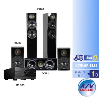 Yamaha RX-A8A + ELAC SOLANO FS287 + BS283 + CC281