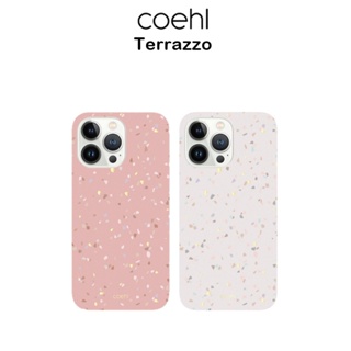 Coehl Terrazzo เคสกันกระแทกระดับ2.5เมตรเกรดพรีเมี่ยม เคสสำหรับ iPhone14/14Plus/14Pro/14Promax(ของแท้100%)