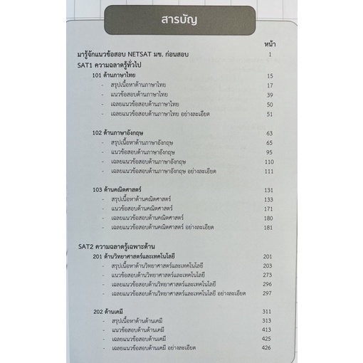 หนังสือสรุปเนื้อหาโควตาและแนวข้อสอบพร้อมเฉลยอย่างละเอียด-netsat-มข-อัพเดทล่าสุด-9786169335924-c111