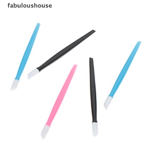 [fabuloushouse] อุปกรณ์เครื่องมือตะไบเล็บ แบบสองหัว 5 ชิ้น