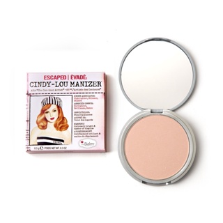 The Balm Cindy-Lou Manizer 8.5g แป้งไฮไลท์ประกายชิมเมอร์สีชมพูพีช ให้ดูเงาๆ สุขภาพดี