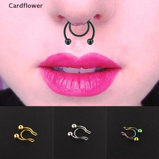 <Cardflower> 1pcs Fashion Nose Ring False Nose Ring  Jewelry For Women Nose Clip On Sale