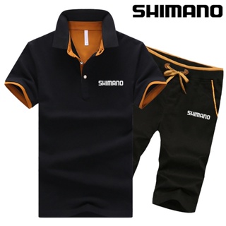 Shimano ชุดเสื้อเชิ้ต กางเกงกีฬา ผ้ายืด ระบายอากาศ แบบแห้งเร็ว เหมาะกับฤดูร้อน สําหรับผู้ชาย