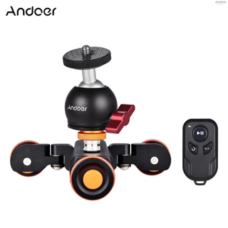 [A58] Andoer L4 PRO กล้องสไลด์วิดีโอไร้สาย พร้อมสเกลบอกสถานะ ปรับได้ 3 ความเร็ว สําหรับกล้อง DSLR Smartphon