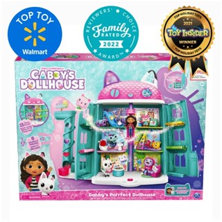 (ของแท้100%) พร้อมส่ง! Gabbys Dollhouse Purrfect Dollhouse Playset 🇺🇸ของเล่นนำเข้าจากอเมริกา