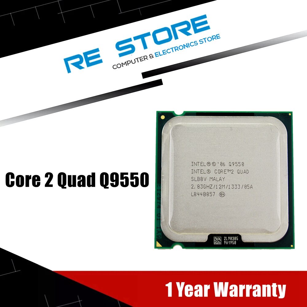 【พร้อมส่ง】intel Core 2 Quad q9550 แคช CPU 2.83GHz 12MB L2 FSB 1333 LGA ...