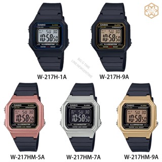 Casio ของแท้ W-217HM Sereis W-217H-1A W-217H-9A W-217HM-5A W-217HM-7A W-217HM-9A  รับประกัน 1 ปี