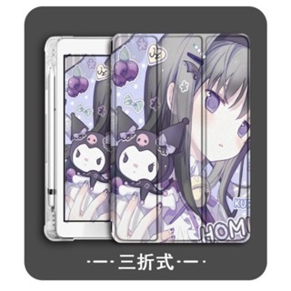 kuromi มีที่ใส่ปากกา เคส air 1/2/3/4/5 mini 4/5/6 เคสซิลิโคน 10.2 gen 7/8/9 เคสไอแพด 10.9 gen10 2022 pro 11 case