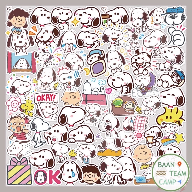 สติ๊กเกอร์-snoopy-370-สนู้ปปี้-58ชิ้น-ตกแต่ง-สนู๊ป-สติ้กเกอร์-สนุปปี้-สะนูป-snoopy-สนูป-สะนู-สนูบ-สนู-สนุบ-สนุป-ปี้-ปี่