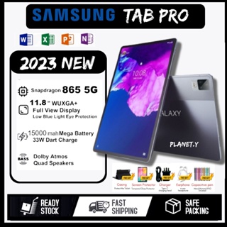 เช็ครีวิวสินค้า🔥Samsung Tablet🔥 PC Samsung แท็บเล็ต 11.5 Inch Android 9.1 6GB RAM 128GB ROM สองซิม 4G LTE รองรับซิมการ์ดทุกเครื่อข่าย