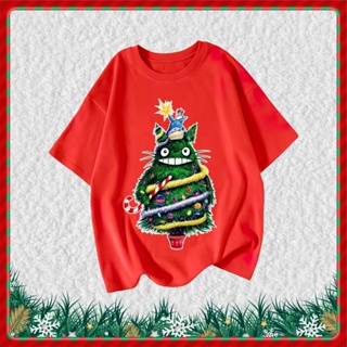 เสื้อยืดใหม่ เสื้อยืดคริสต์มาส สุขสันต์วันคริสต์มาส (หมายเลข -006) Merry Christmas เสื้อยืดเด็ก