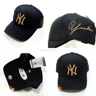 ภาพหน้าปกสินค้าหมวก NY แบรนด์ MLB KOREA ขลิบทอง ที่เกี่ยวข้อง