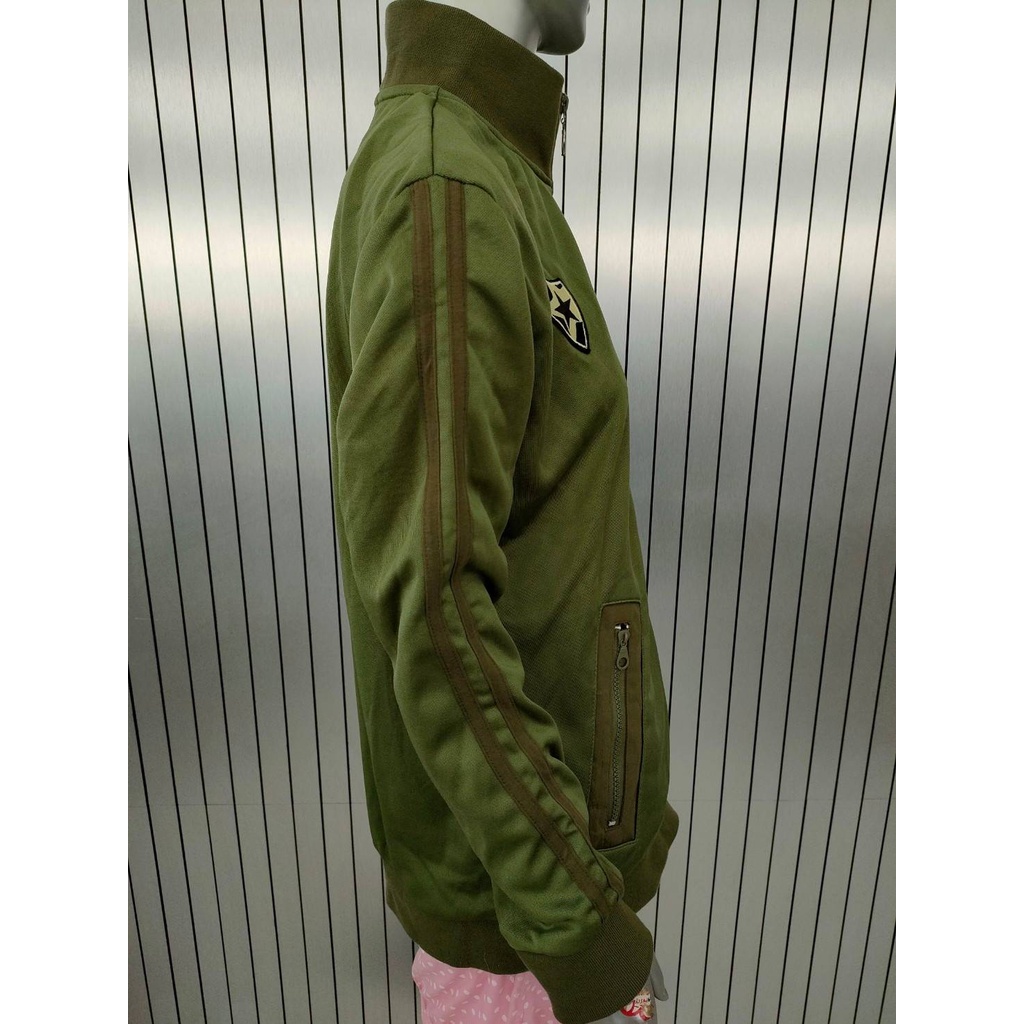 เสื้อแจ๊คเก็ต-yamaha-ปัก-ttx-สีเขียวขี้ม้า-อกกว้าง54-cm-ยาว-67cm-ขนาดfree-size-สินค้าลิขสิทธิ์-yamaha-แท้100