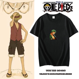 เสื้อคู่วินเทจ One Piece Tony Tony Chopper เสื้อยืดแฟชั่น เสื้อยืดcotton ไม่ยืดไม่ย้วยไม่ต้องรีด เสื้อคนอ้วนผญ Tee_23