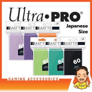 [FIZZY] Ultra Pro: Sleeves Japanese Size Matte Set of 60 Sleeves [ซองใส่การ์ด]