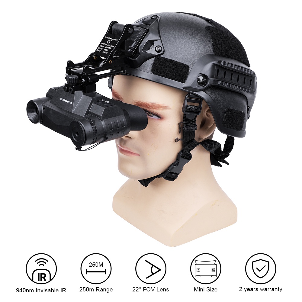 G1 Helmet Night Vision Goggles NV Binocular 1920x1080P 4.5 Digital Zoom