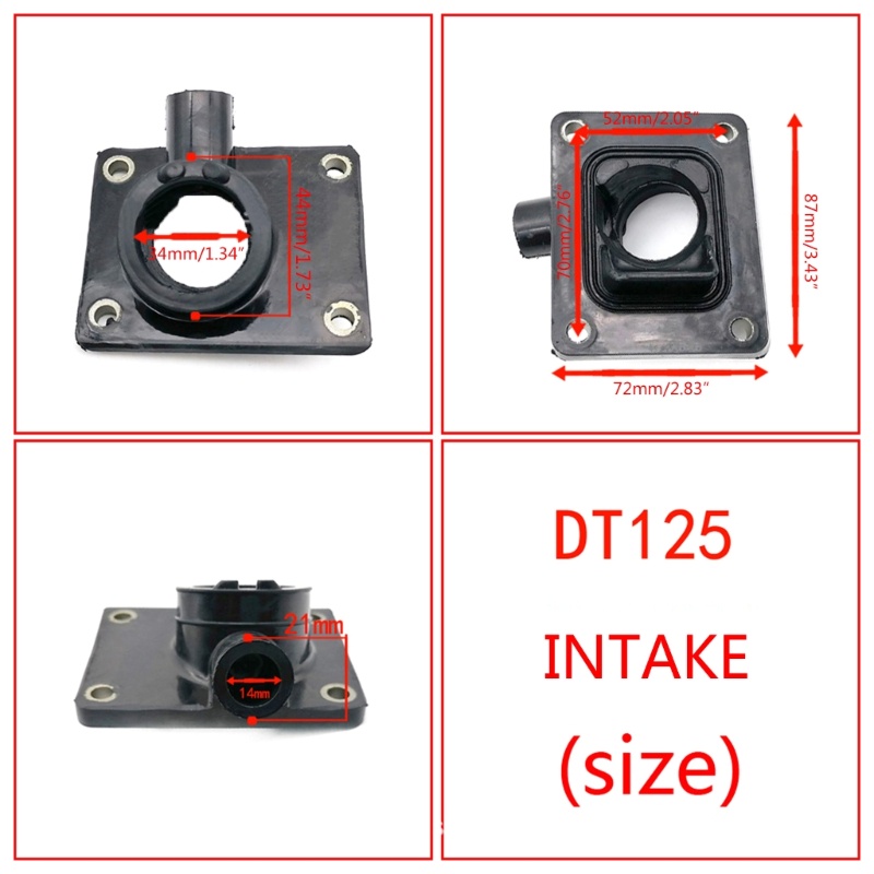 คาร์บูเรเตอร์ท่อร่วมไอดี-สําหรับระบบเชื้อเพลิงสกูตเตอร์-dt125-dt200-yfs200