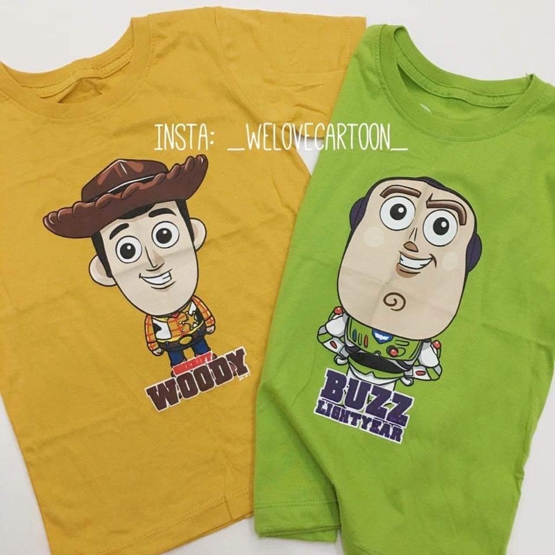 เสื้อยืดลายการ์ตูนทอยสตอรี่-toystory