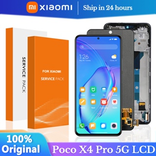 6.67&quot; ใหม่ ของแท้ หน้าจอสัมผัสดิจิทัล LCD สําหรับ Xiaomi Poco X4 Pro 5G Poco X4 Pro 5G 201116หน้าจอ PG พร้อมกรอบ