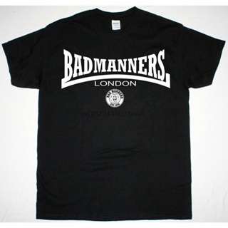 2022 New DIY Style Mens T-Shirt BAD MANNERS LONDON SKA 2 TONE MADNESS THE SPECIALS T-SHIRT casual mens short sleeve cot