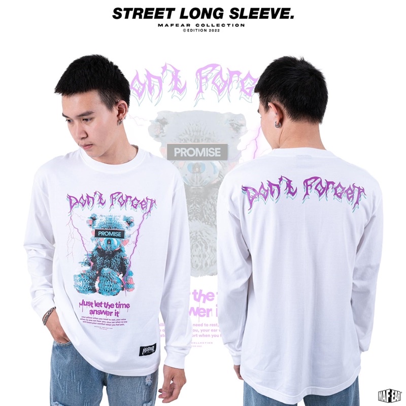 เสื้อแขนยาวลายสกีน-แนว-street-จากแบรนด์-mafear-ราคาเพียง-290-บาท