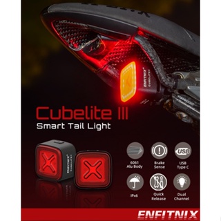 ไฟท้ายจักรยาน Enfitnix Cubelite III (รับประกัน1ปี)
