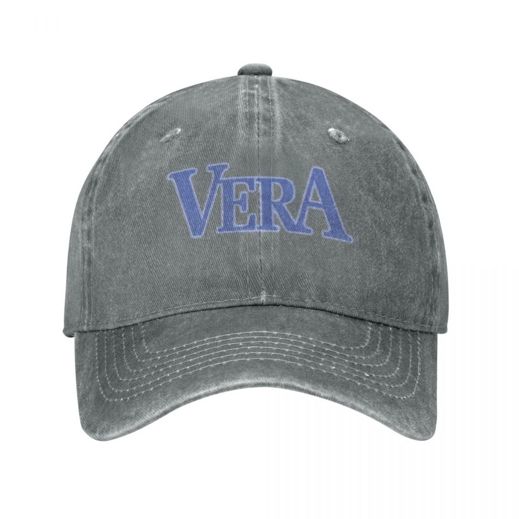 หมวกเบสบอล-ผ้าฝ้าย-100-ลายโลโก้-vera-ปรับขนาดได้-เข้ากับทุกการแต่งกาย-สําหรับผู้ชาย-และผู้หญิง