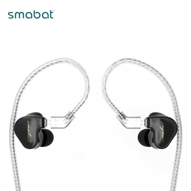 smabat-black-bat-2-hifi-หูฟังอินเอียร์-iem-10-มม-ไดอะแฟรมไดรเวอร์-เบสเรซิ่น-2pin-ถอดออกได้-2022