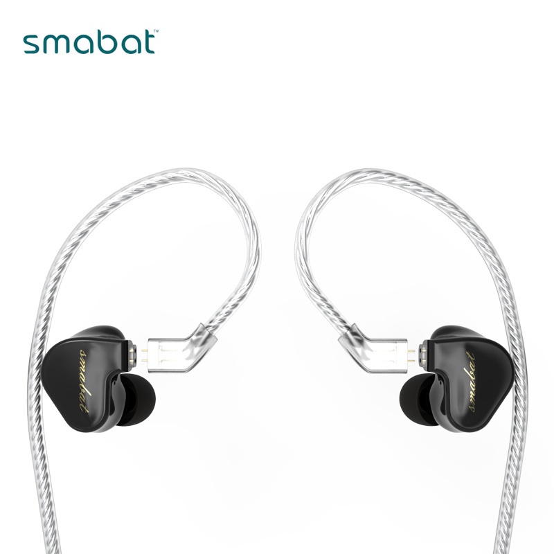 smabat-black-bat-2-hifi-หูฟังอินเอียร์-iem-10-มม-ไดอะแฟรมไดรเวอร์-เบสเรซิ่น-2pin-ถอดออกได้-2022