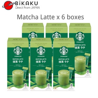 🇯🇵【Direct from Japan】Nestle Japan Starbucks Premium Mix Matcha Latte Coffee 6 Boxes Matcha Latte Powder Matcha Latte Japan Matcha Latte Starbucks