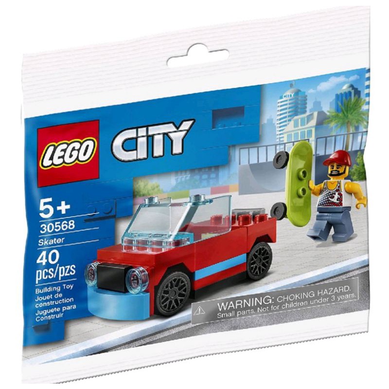 lego-city-30568-skater-and-car-polybag-เลโก้ใหม่-ของแท้-พร้อมส่ง