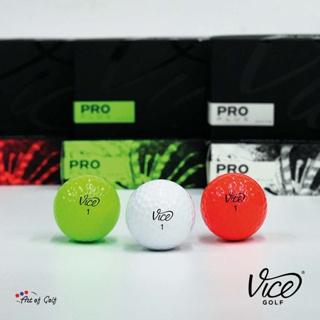 ลูกกอล์ฟ Vice รุ่น Pro Plus (โปรโมชั่น 3 กล่อง) แถมฟรี!! หมวก Vice Golf