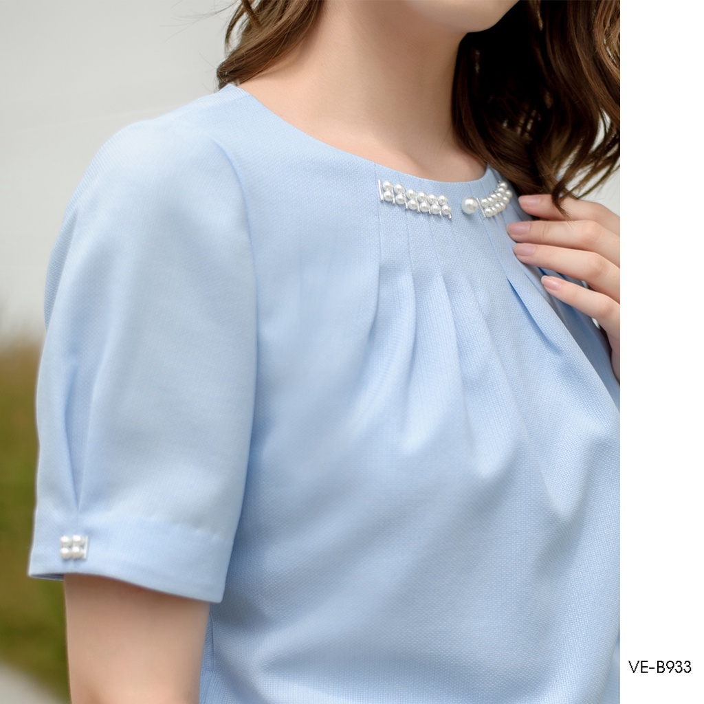 amila-blouse-ve-b933-by-veroniqa-cotton-โคโม่-แขนสั้น-igpu22-7