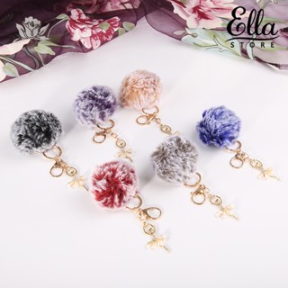 Ellastore123 พวงกุญแจ จี้รูปนางฟ้าเต้นรําน่ารัก สําหรับผู้หญิง