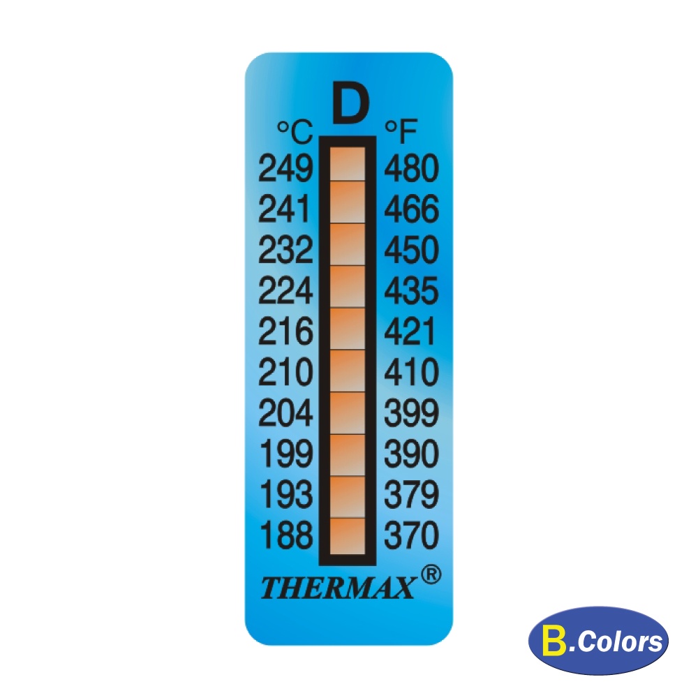 แผ่นสติ๊กเกอร์วัดอุณหภูมิ-thermax-รุ่น-10-level