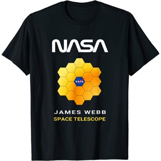 เสื้อยืด พิมพ์ลายกล้องโทรทรรศน์อวกาศ NASA James Webb JWST Worm Insignia ESA CSA_22