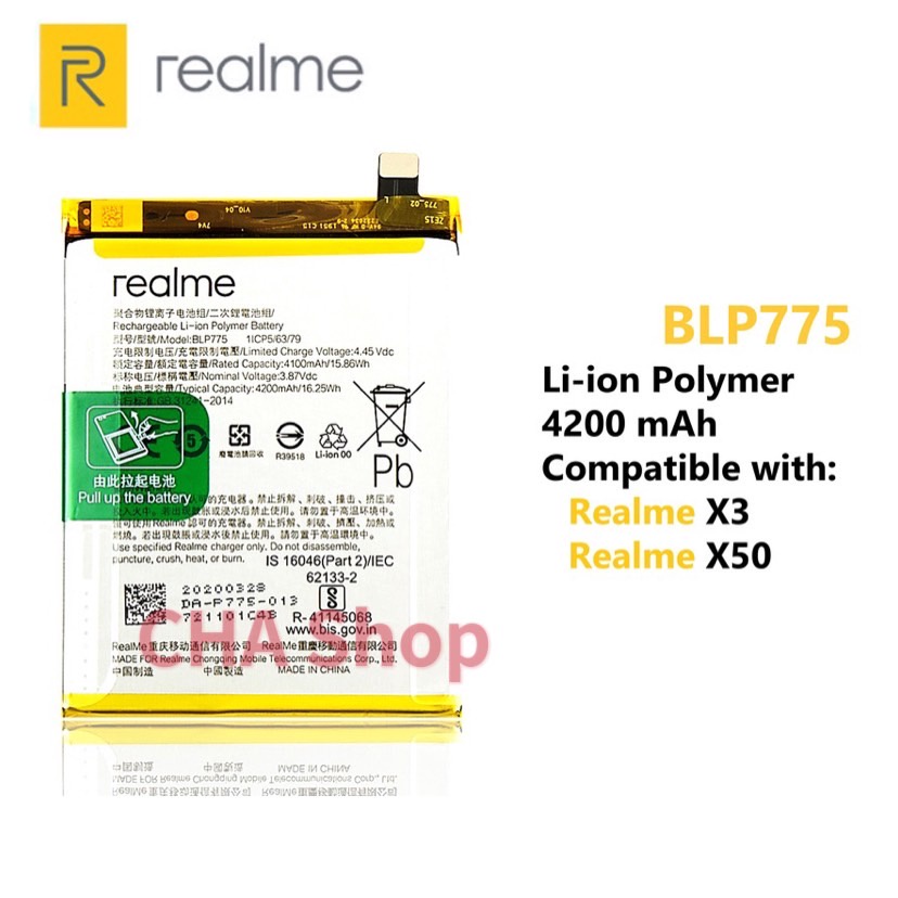 แบตเตอรี่-realme-x50-realme-x3-x3-super-zoom-blp775-4200mah-แบต-realme-x50-realme-x3-x3-super-zoom-battery-blp775